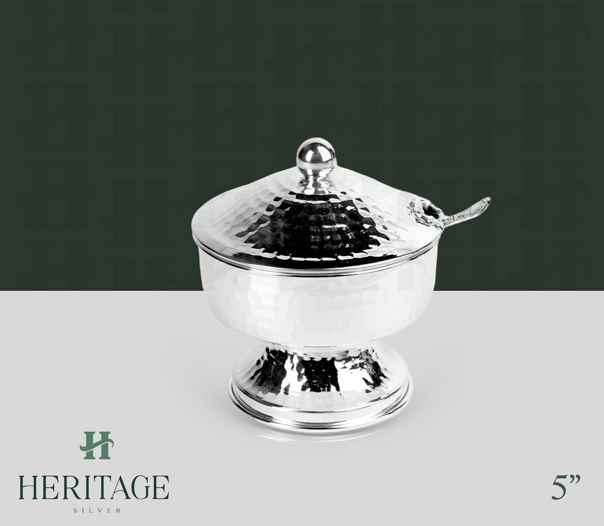 HAMMERED SMALL HONEY DISH