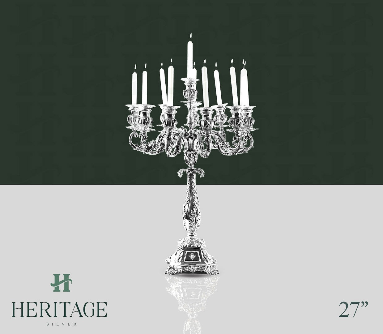 ITALY HEAVY 12 LIGHT CANDELABRA